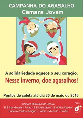 CÂMARA JOVEM LANÇA CAMPANHA DO AGASALHO