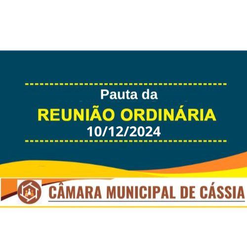 Pauta da 20ª Sessão Ordinária do º Ano da Legislatura 2021/2024