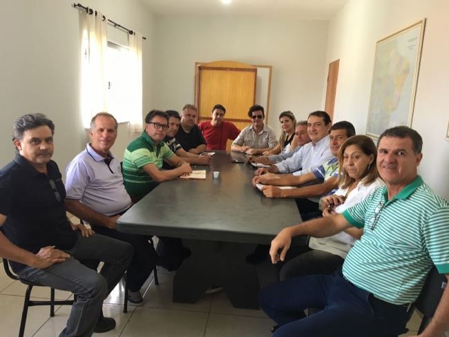 Vereadores participam de reunião com o Deputado Renato Andrade na Prefeitura e solicita apoio para entidades cassienses