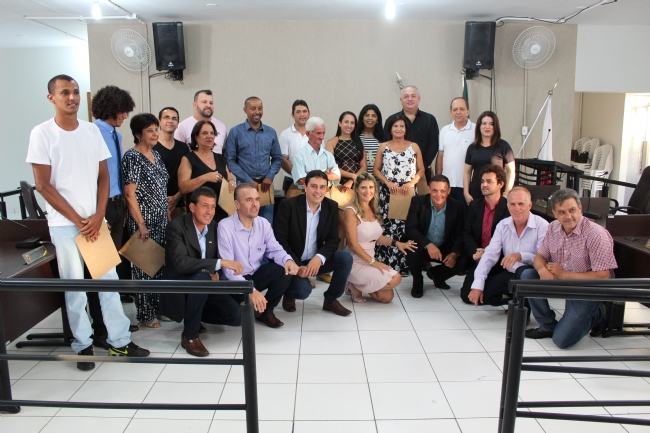 SOLENIDADE PARA ENTREGA DE MOÇÃO DE CONGRATULAÇÕES