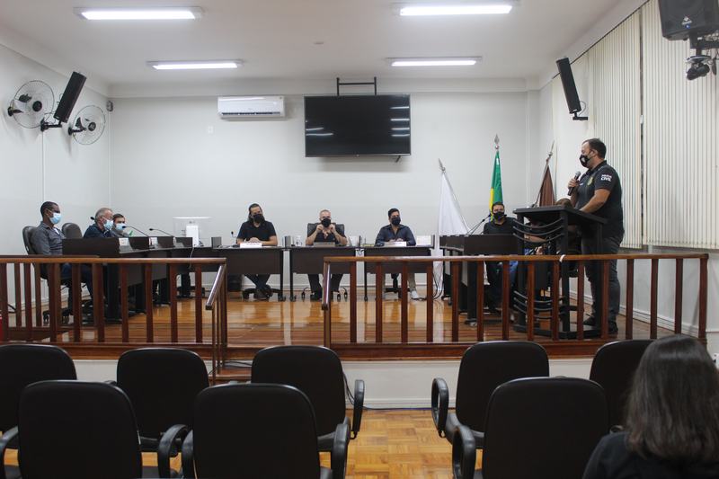 NOVO DELEGADO E COMANDANTE DA POLÍCIA MILITAR PARTICIPARAM DA 5ª REUNIÃO ORDINÁRIA DA CÂMARA MUNICIPAL DE CÁSSIA