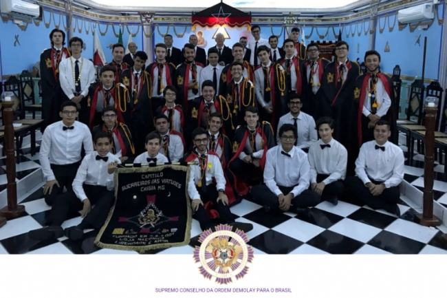 Capítulo Guerreiros das Virtudes promove cerimônia de Posse da XXXIV Gestão Administrativa, no município de Cássia, em MG; 2018 ano de grandes vitórias