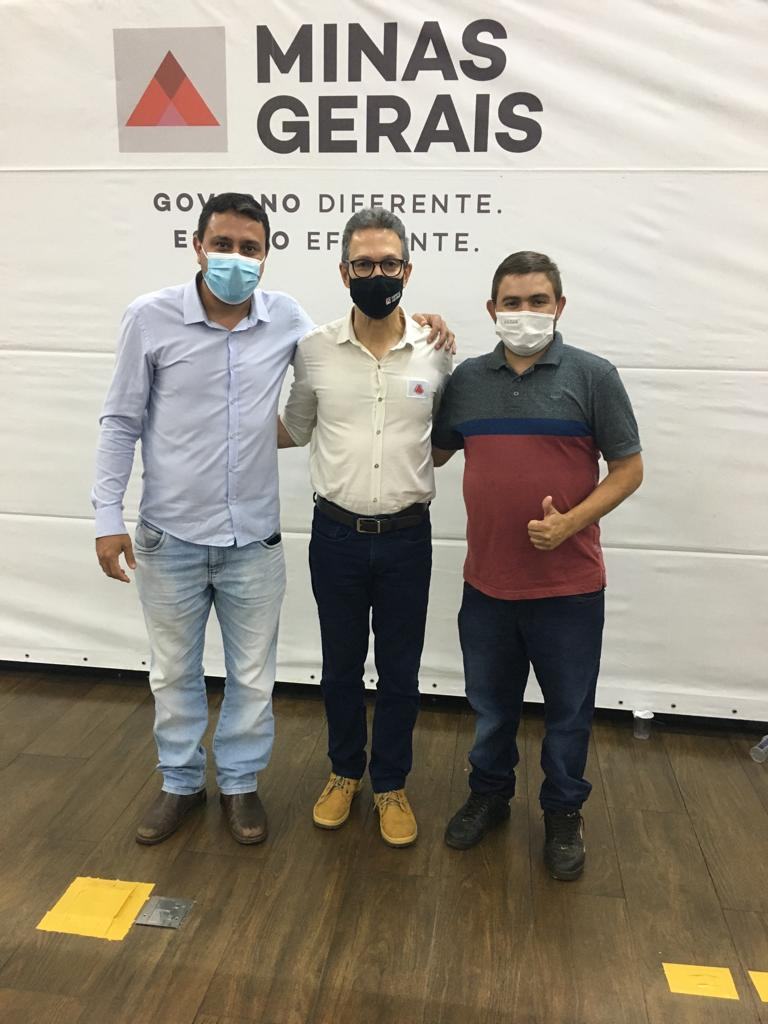 Vereadores se encontram com o Governador Romeu Zema para reivindicar melhorias para o município