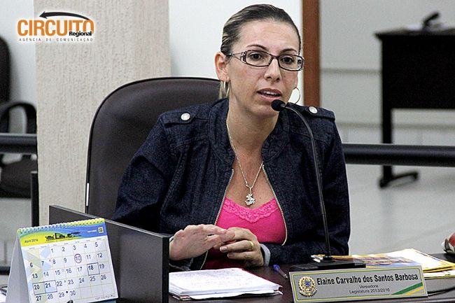 VEREADORA ELAINE SUGERE ALTERAÇÃO NO SISTEMA DE VAGAS NAS ESCOLAS