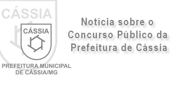 Prefeitura de Cássia publica na íntegra ofício do Tribunal de Contas do Estado de Minas que trata da suspensão do Concurso Público de Cássia